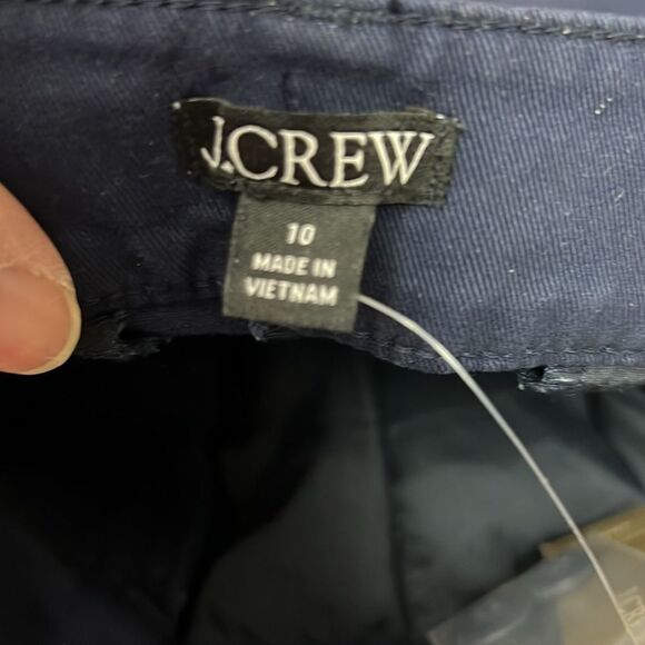 J. Crew by292 Kate Straight-leg Pant In Chino in Navy NWT/repaired  size 10 - Picture 6 of 10